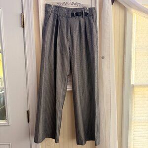 LIKE NEW Whiteroom + Cactus Pinstripe Wide Leg High Waisted Pant sz M